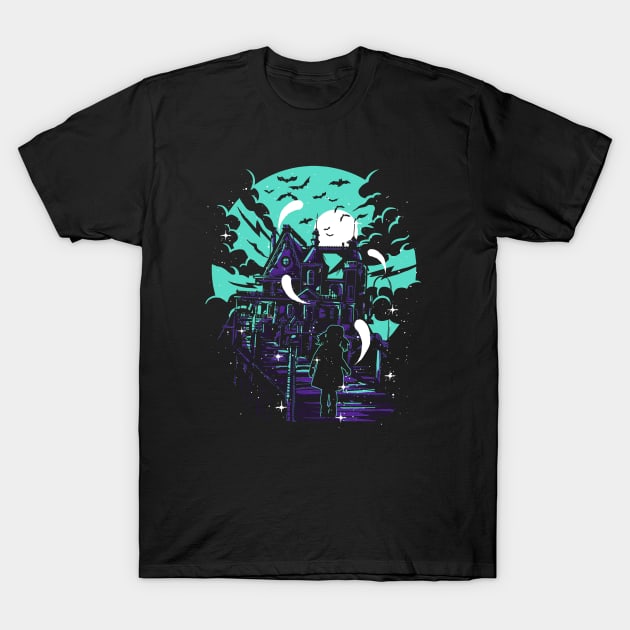 Haunted House T-Shirt by MisfitInVisual